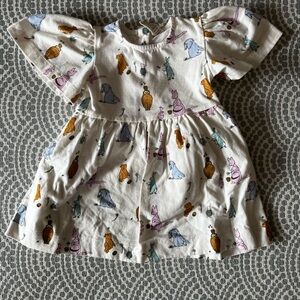 Kate Quinn Winnie the Pooh Print Kids Dress